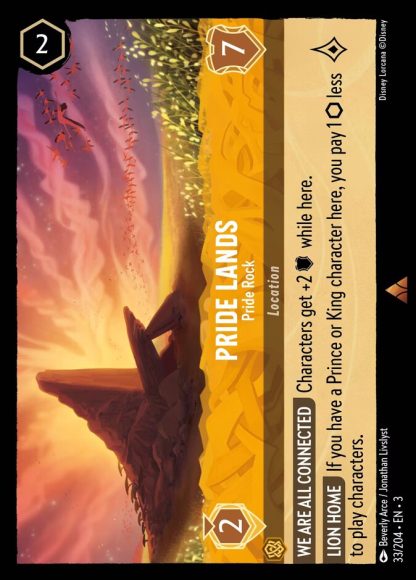 Pride Lands - Pride Rock · Into the Inklands 33