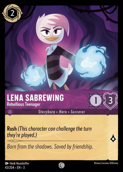 Lena Sabrewing - Rebellious Teenager · Into the Inklands 43