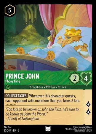 Prince John - Phony King  ·  Into the Inklands 83