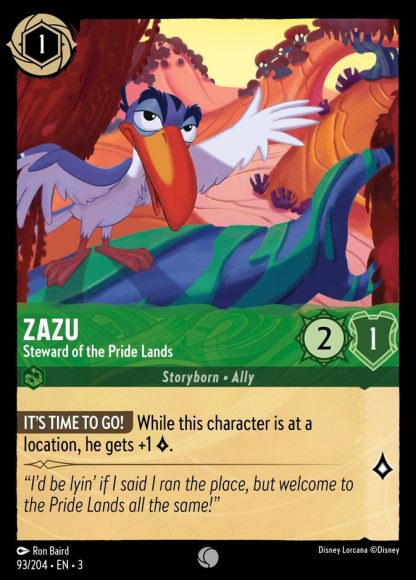 Zazu - Steward of the Pride Lands  ·  Into the Inklands 93
