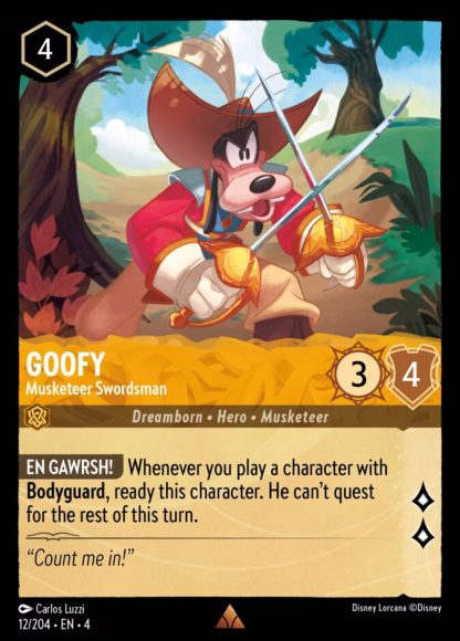 Goofy - Musketeer Swordsman · Ursula's Return 12
