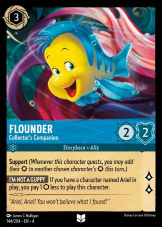 Flounder - Collector's Companion  ·  Ursula's Return 144 · Foil