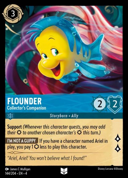 Flounder - Collector's Companion  ·  Ursula's Return 144 · Foil