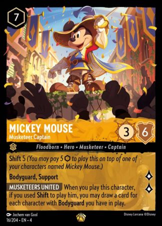 Mickey Mouse - Musketeer Captain  ·  Ursula's Return 16