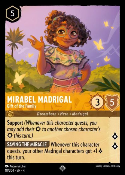 Mirabel Madrigal - Gift of the Family · Ursula's Return 18 · Foil