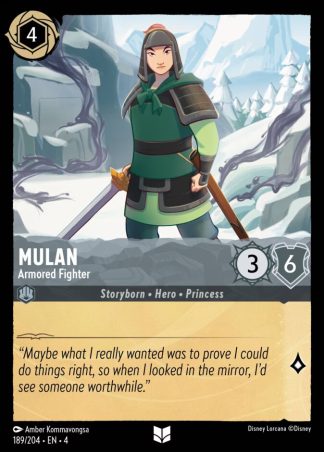 Mulan - Armored Fighter  ·  Ursula's Return 189