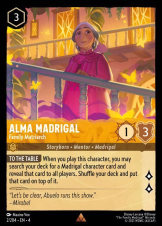Alma Madrigal - Family Matriarch  ·  Ursula's Return 2