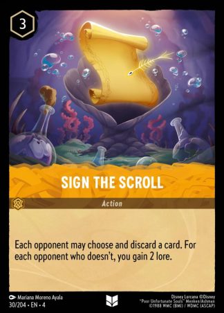 Sign the Scroll  ·  Ursula's Return 30