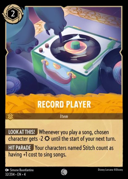 Record Player · Ursula's Return 32