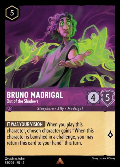 Bruno Madrigal - Out of the Shadows · Ursula's Return 38 · Foil