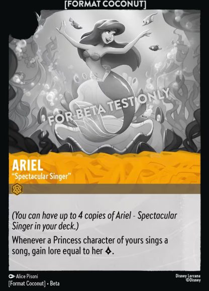 Ariel - "Spectacular Singer" · Format Coconut 1
