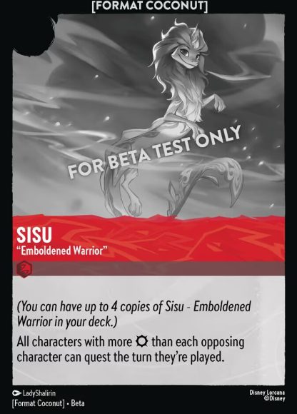 Sisu - "Emboldened Warrior"  ·  Format Coconut 15