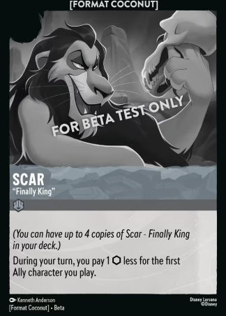 Scar - "Finally King"  ·  Format Coconut 17