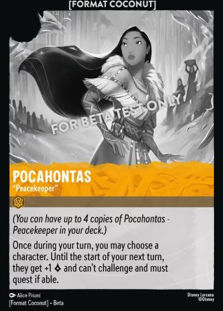 Pocahontas - "Peacekeeper"  ·  Format Coconut 2