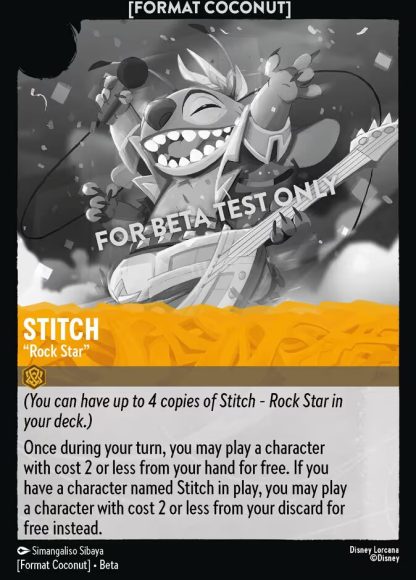 Stitch - "Rock Star"  ·  Format Coconut 3