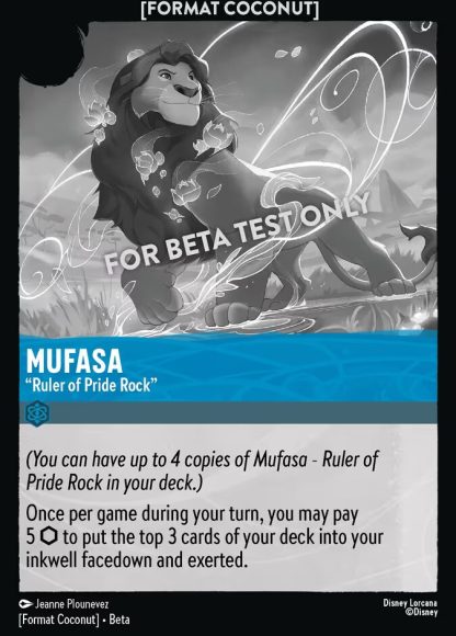 Mufasa - "Ruler of Pride Rock" · Format Coconut 8