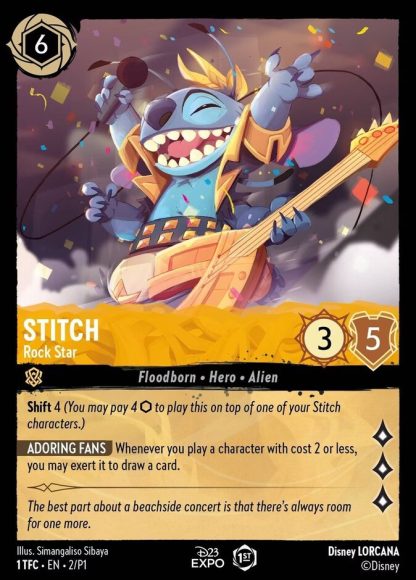 Stitch - Rock Star · Promo Set 1 2