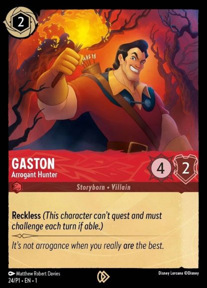 Gaston - Arrogant Hunter  ·  Promo Set 1 24