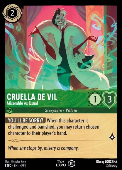 Cruella De Vil - Miserable As Usual  ·  Promo Set 1 4