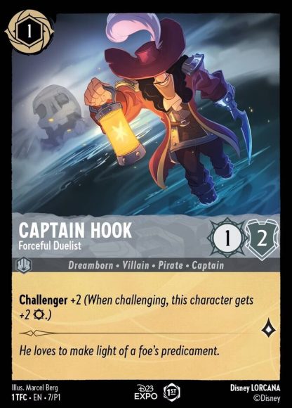 Captain Hook - Forceful Duelist  ·  Promo Set 1 7